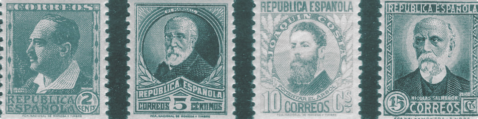 Timbres de la république espagnole - 1939 (http://www.filateliavitoria.net/)